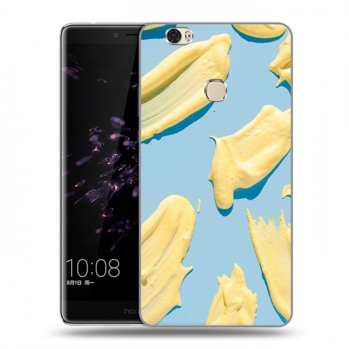 Дизайнерский пластиковый чехол для Huawei Honor Note 8 Мазки краски