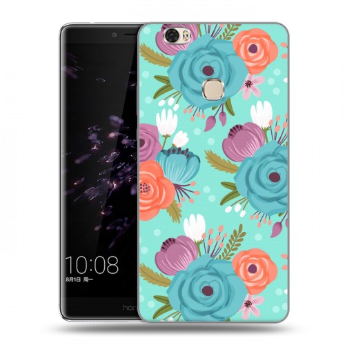Дизайнерский пластиковый чехол для Huawei Honor Note 8 Причудливые цветы