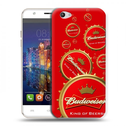 Дизайнерский силиконовый чехол для BQ Amsterdam Budweiser