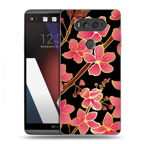 Дизайнерский пластиковый чехол для LG V20 Люксовые цветы