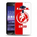 Дизайнерский пластиковый чехол для Asus ZenFone 3 5.2 Red White Fans