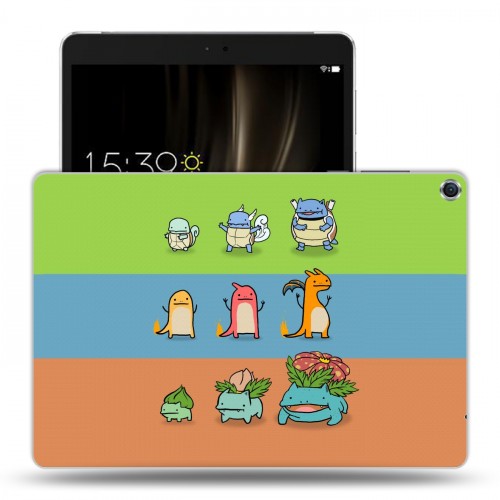 Дизайнерский силиконовый чехол для ASUS ZenPad 3S 10 Pokemo Go
