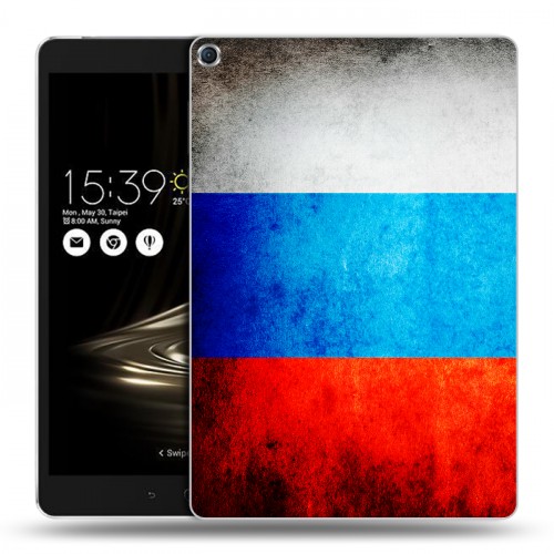 Дизайнерский силиконовый чехол для ASUS ZenPad 3S 10 Российский флаг