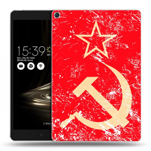 Дизайнерский силиконовый чехол для ASUS ZenPad 3S 10 Флаг СССР 