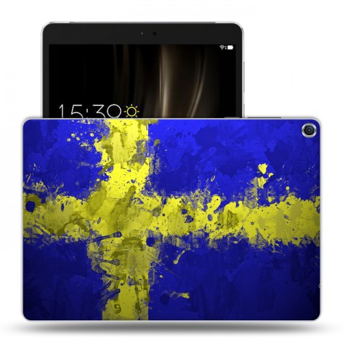 Дизайнерский силиконовый чехол для ASUS ZenPad 3S 10 флаг Швеции