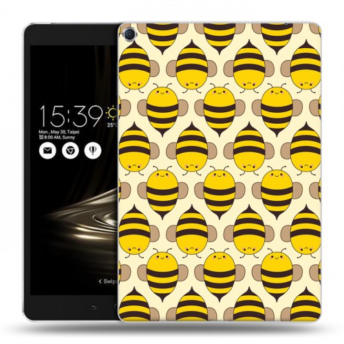 Дизайнерский силиконовый чехол для ASUS ZenPad 3S 10 Пчелиные узоры
