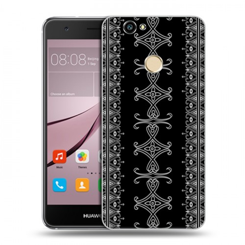 Дизайнерский силиконовый с усиленными углами чехол для Huawei Nova Печати абая
