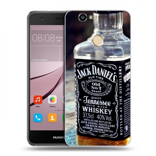 Дизайнерский силиконовый с усиленными углами чехол для Huawei Nova Jack Daniels