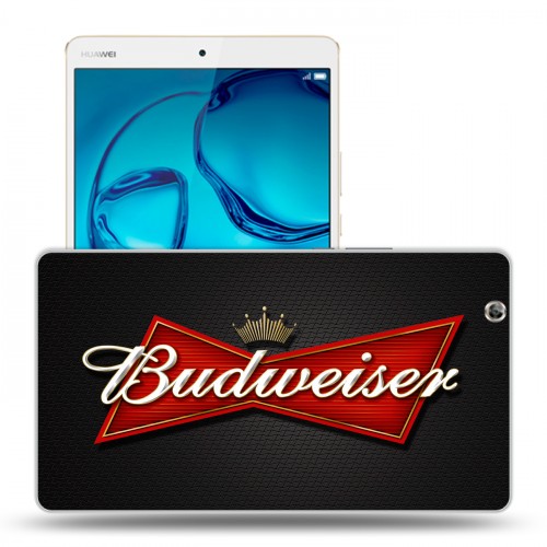 Дизайнерский силиконовый чехол для Huawei MediaPad M3 Budweiser