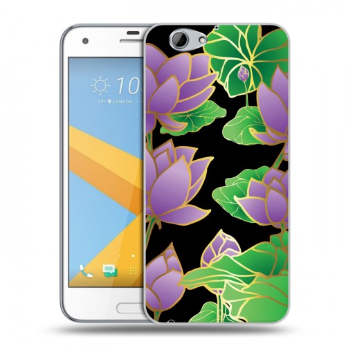 Дизайнерский пластиковый чехол для HTC One A9S Люксовые цветы