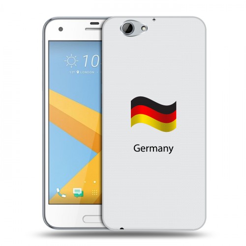 Дизайнерский пластиковый чехол для HTC One A9S Флаг Германии