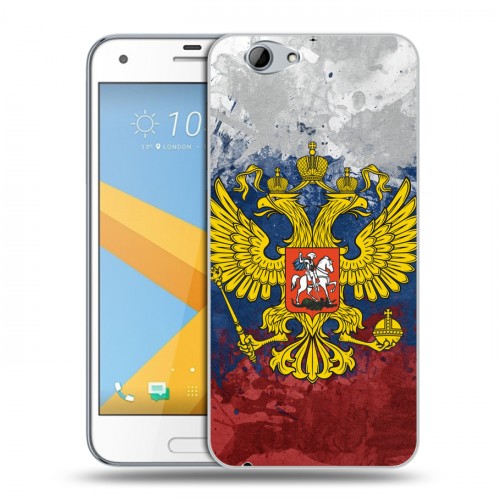 Дизайнерский пластиковый чехол для HTC One A9S Российский флаг и герб