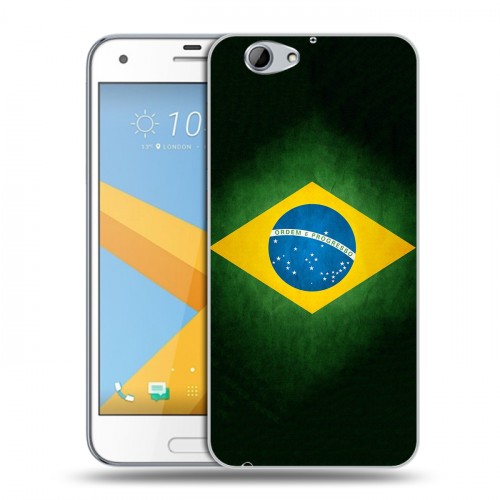Дизайнерский силиконовый чехол для HTC One A9S Флаг Бразилии