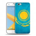 Дизайнерский пластиковый чехол для HTC One A9S Флаг Казахстана