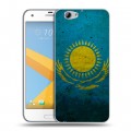 Дизайнерский силиконовый чехол для HTC One A9S Флаг Казахстана