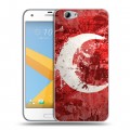 Дизайнерский пластиковый чехол для HTC One A9S Флаг Турции