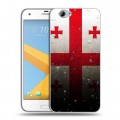 Дизайнерский силиконовый чехол для HTC One A9S Флаг Грузии
