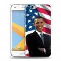 Дизайнерский силиконовый чехол для HTC One A9S Барак Обама