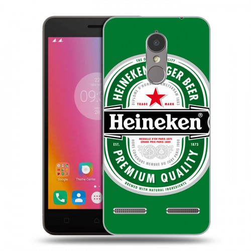 Дизайнерский пластиковый чехол для Lenovo K6 Heineken