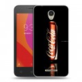Дизайнерский пластиковый чехол для Lenovo Vibe B Coca-cola
