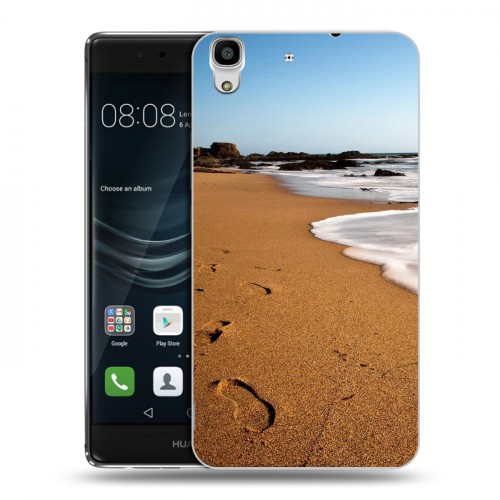 Дизайнерский пластиковый чехол для Huawei Y6II пляж