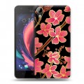 Дизайнерский пластиковый чехол для HTC Desire 10 Lifestyle Люксовые цветы