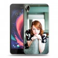 Дизайнерский пластиковый чехол для HTC Desire 10 Lifestyle Эмма Стоун