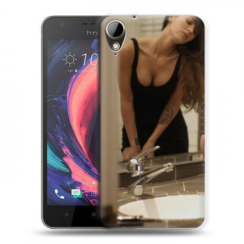 Дизайнерский пластиковый чехол для HTC Desire 10 Lifestyle меган фокс