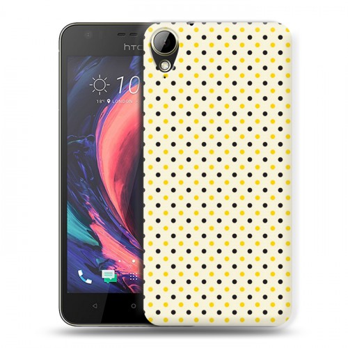 Дизайнерский пластиковый чехол для HTC Desire 10 Lifestyle Пчелиные узоры
