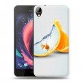 Дизайнерский пластиковый чехол для HTC Desire 10 Lifestyle Апельсины
