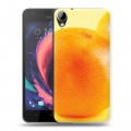 Дизайнерский пластиковый чехол для HTC Desire 10 Lifestyle Апельсины