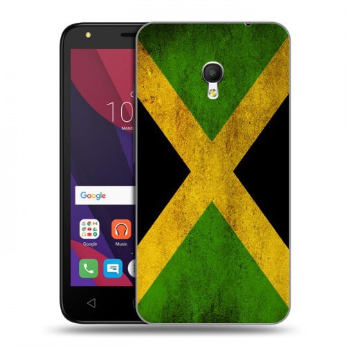 Дизайнерский пластиковый чехол для Alcatel Pixi 4 (5) 5010D Флаг Ямайки