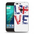 Дизайнерский пластиковый чехол для Google Pixel British love