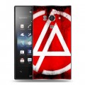 Дизайнерский силиконовый чехол для Sony Xperia acro S Linkin Park