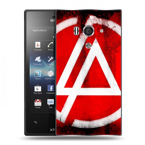 Дизайнерский пластиковый чехол для Sony Xperia acro S Linkin Park