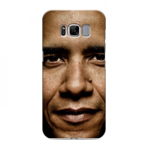 Дизайнерский силиконовый чехол для Samsung Galaxy S8 Барак Обама