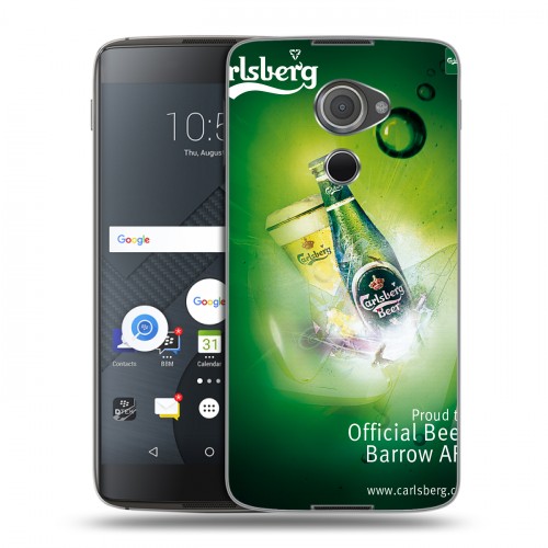 Дизайнерский пластиковый чехол для Blackberry DTEK60 Carlsberg