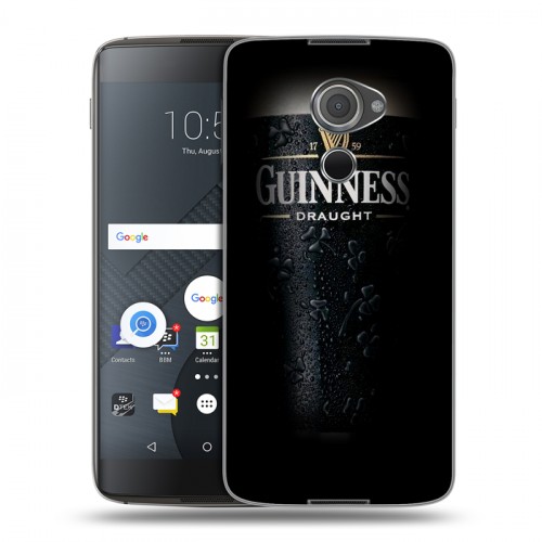 Дизайнерский пластиковый чехол для Blackberry DTEK60 Guinness