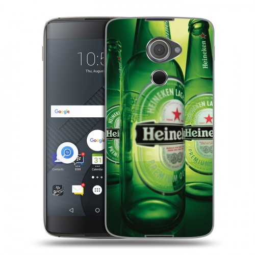 Дизайнерский пластиковый чехол для Blackberry DTEK60 Heineken