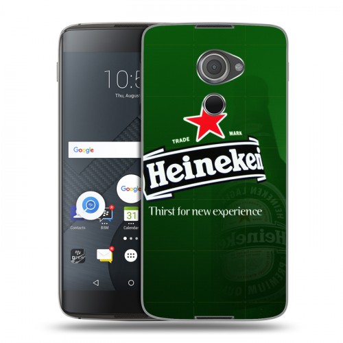 Дизайнерский пластиковый чехол для Blackberry DTEK60 Heineken