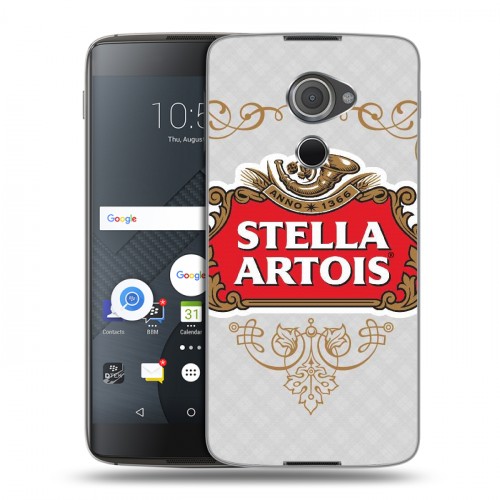 Дизайнерский пластиковый чехол для Blackberry DTEK60 Stella Artois