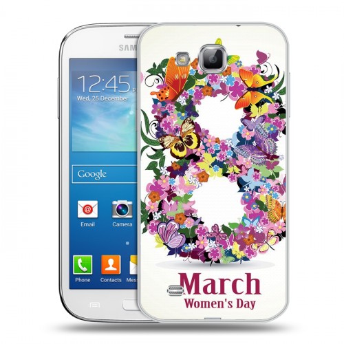 Дизайнерский пластиковый чехол для Samsung Galaxy Premier 8 марта