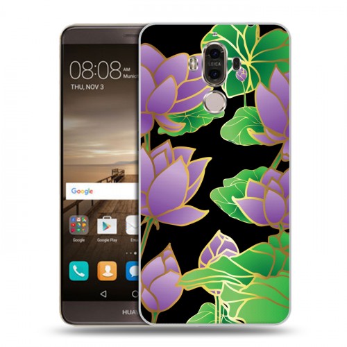 Дизайнерский пластиковый чехол для Huawei Mate 9 Люксовые цветы