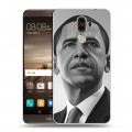 Дизайнерский пластиковый чехол для Huawei Mate 9 Барак Обама