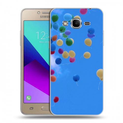 Дизайнерский силиконовый с усиленными углами чехол для Samsung Galaxy J2 Prime Небо