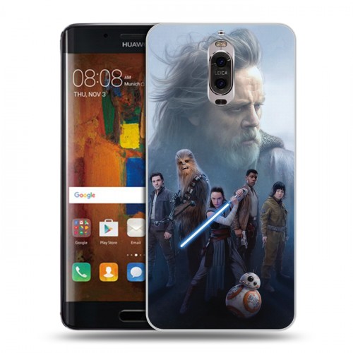 Дизайнерский пластиковый чехол для Huawei Mate 9 Pro Star Wars : The Last Jedi