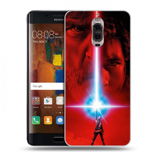 Дизайнерский пластиковый чехол для Huawei Mate 9 Pro Star Wars : The Last Jedi