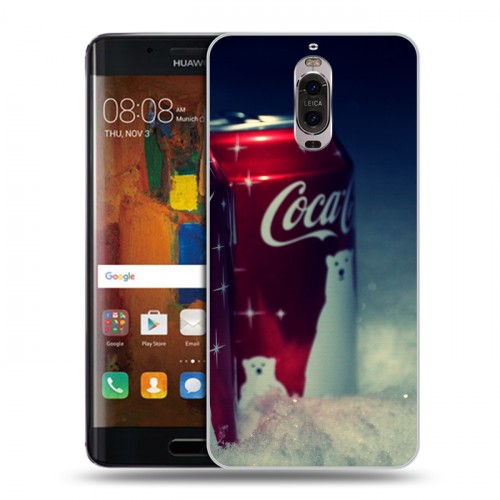 Дизайнерский пластиковый чехол для Huawei Mate 9 Pro Coca-cola