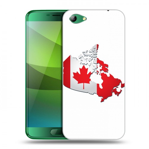 Дизайнерский силиконовый чехол для Elephone S7 Флаг Канады