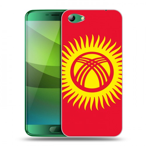 Дизайнерский силиконовый чехол для Elephone S7 флаг Киргизии